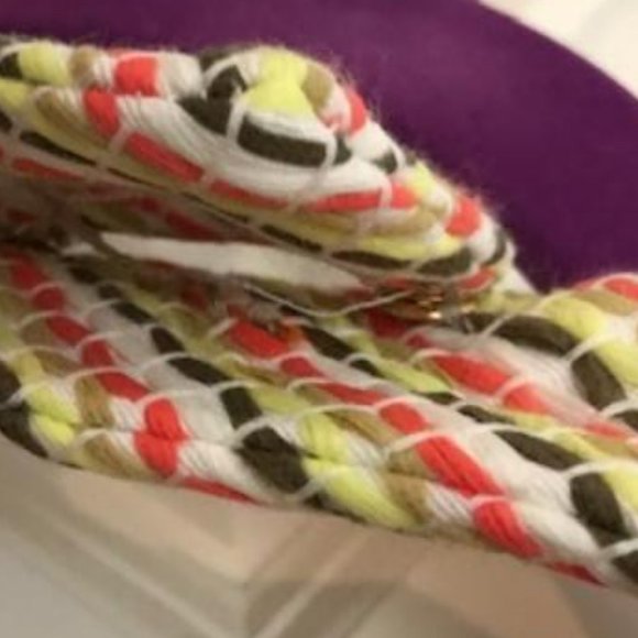 Milly of NY - Tweed Mock Neck Sleeveless Bright Citrus Colorful Mini/Midi Dress - Picture 8 of 15